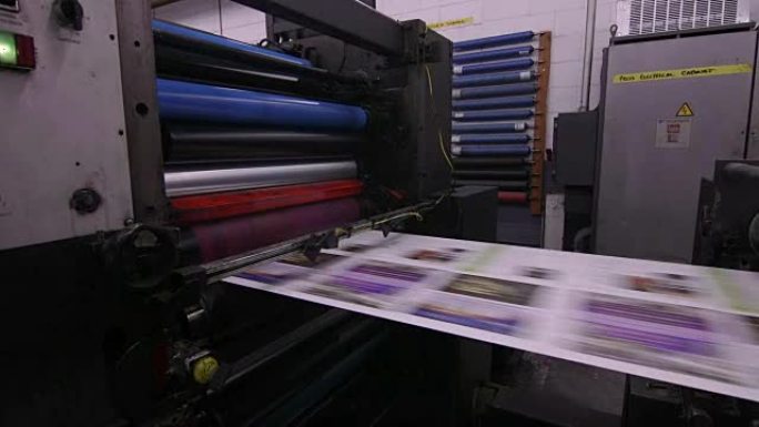 印刷机高效效率快速速度传统制造业