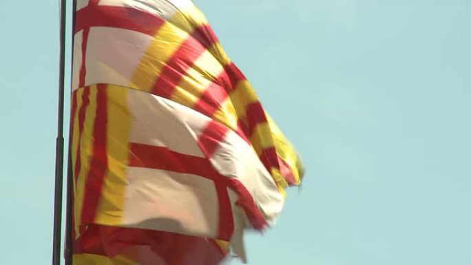 西班牙巴塞罗那的旗帜