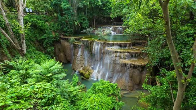 huay mae khamin瀑布泰国