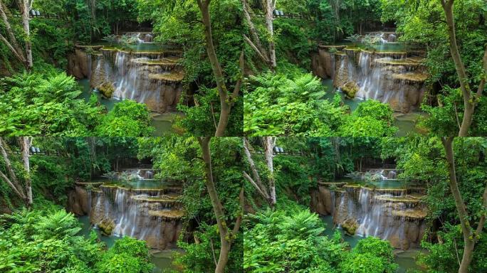 huay mae khamin瀑布泰国