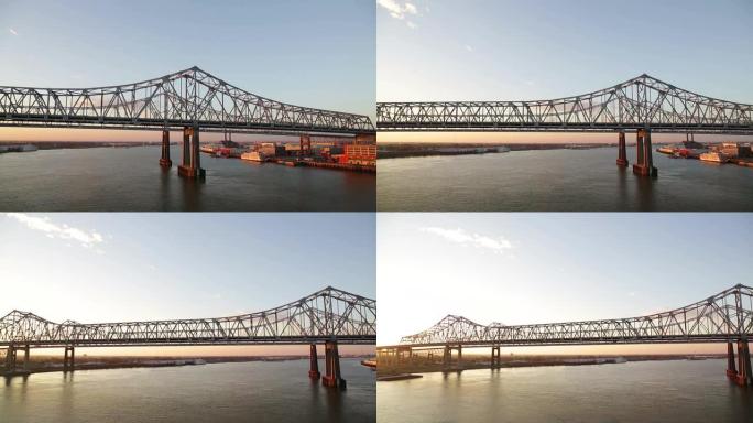 新奥尔良大桥平移镜头