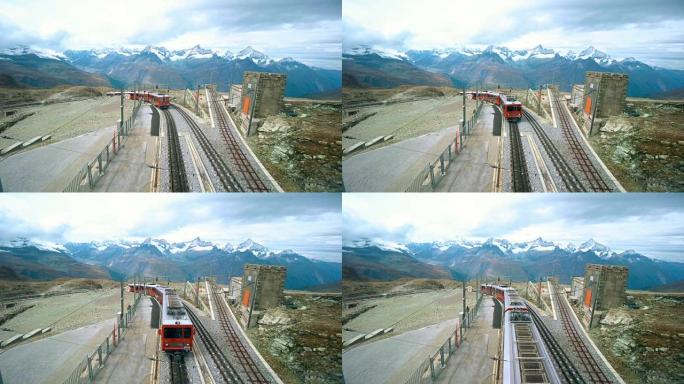 瑞士的CNEUCIT1148 gornergrat列车