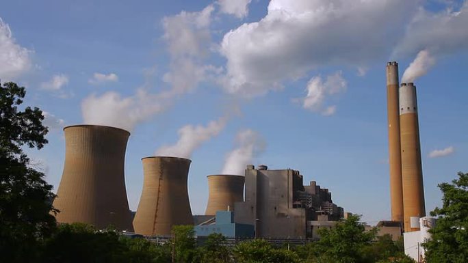三座核烟囱塔HD环境污染保护环境废气排放