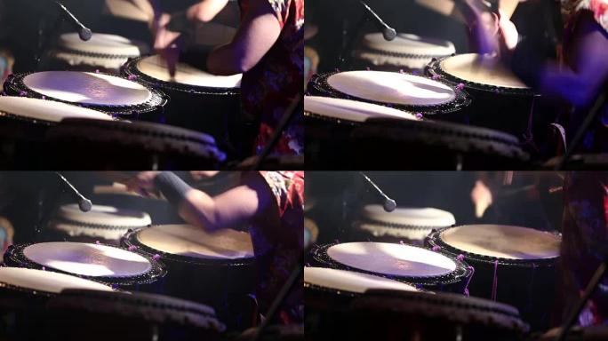 日本太鼓演奏-慢速中性色