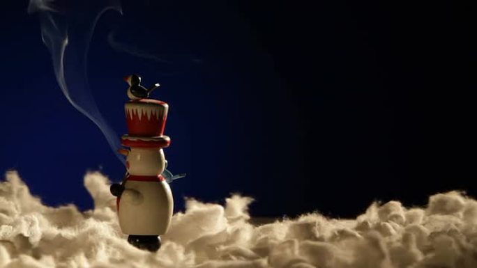 吸烟冬季装饰-圣诞节吸烟者