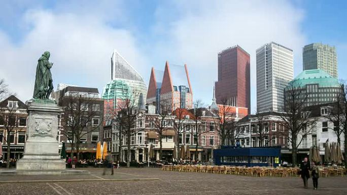 高清延时：荷兰海牙市中心