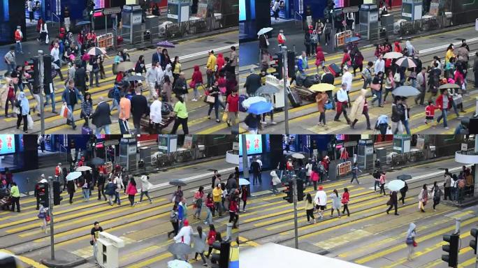 时间流逝: 香港的人们购物场所