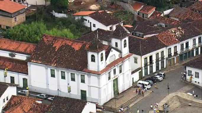 马里亚纳大教堂-空中景观-米纳斯吉拉斯州,马里亚纳,巴西