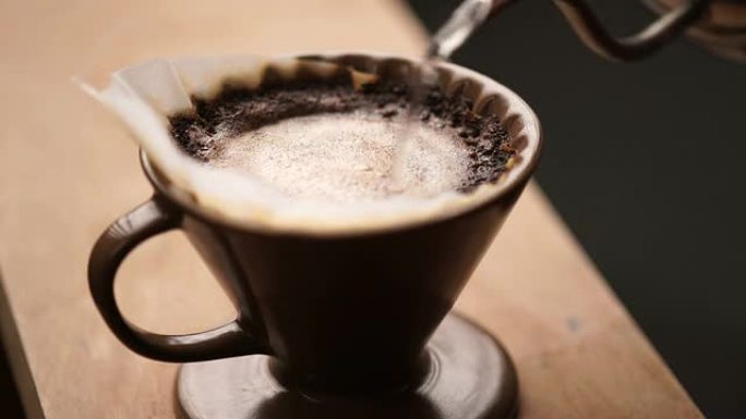 滴漏复古风格的咖啡饮料