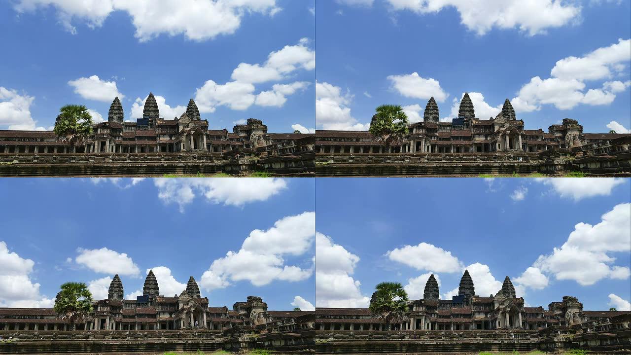 延时:柬埔寨吴哥窟寺庙