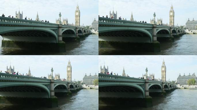 伦敦威斯敏斯特桥和大本钟(4K/超高清到高清)
