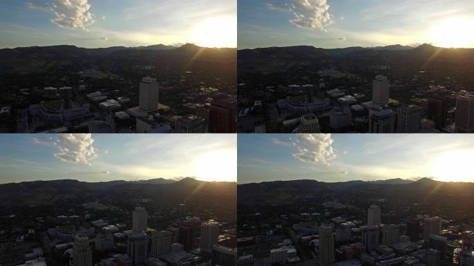 犹他盐湖城空中