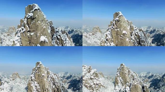 黄山4k雪景
