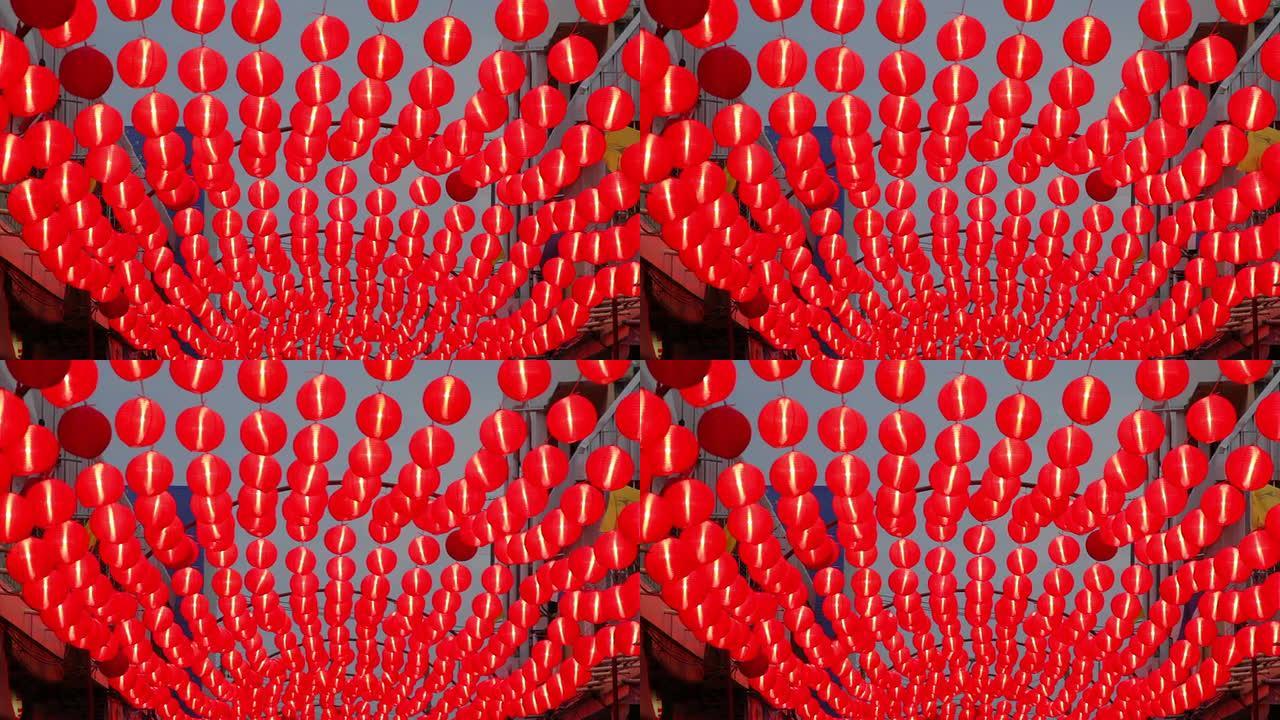 中国灯笼庆祝新年春节