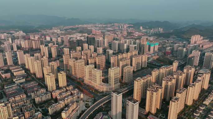 城市风景 新蒲新区 蔷薇国际 长征大道