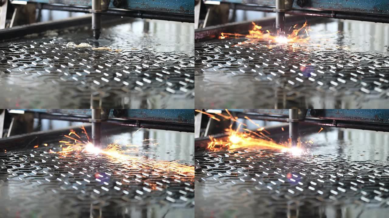 高清工业激光切割焊材激光打印生产车间工厂
