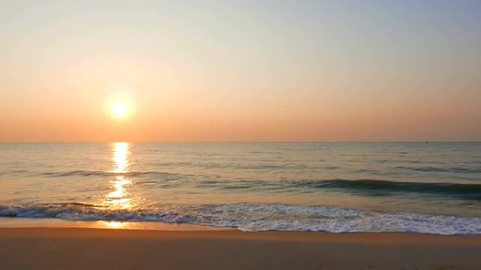 海浪日落时间