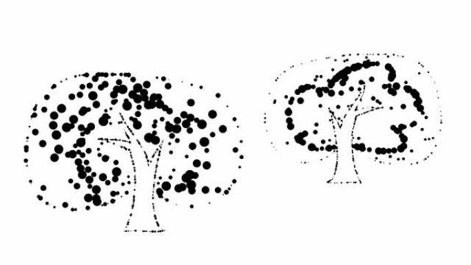 TREES-光环，能量场，纯黑点（LOOP）
