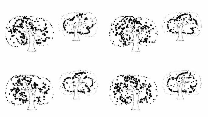 TREES-光环，能量场，纯黑点（LOOP）