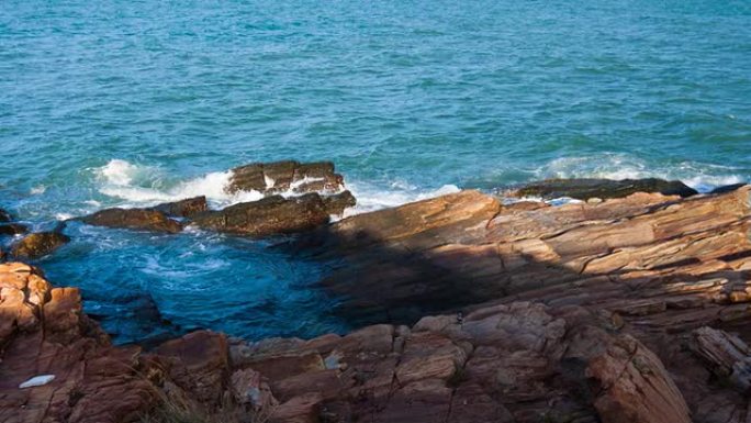 Khao Laem Ya rock stone, Sea in Rayong, Thailand