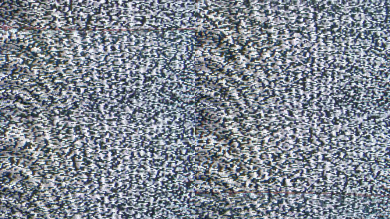 电视静电噪声旧电影旧电视无信号故障噪点