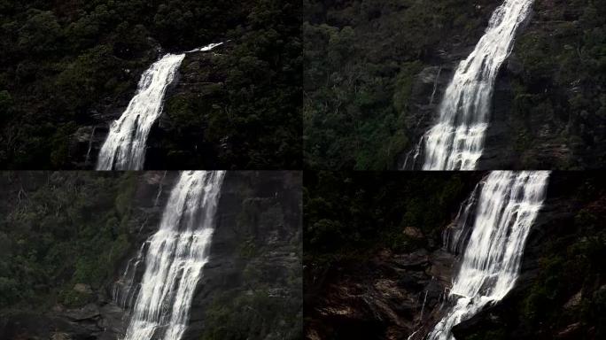 Cachoeira Do Fundo-空中景观-米纳斯吉拉斯州,巴西Aiuruoca