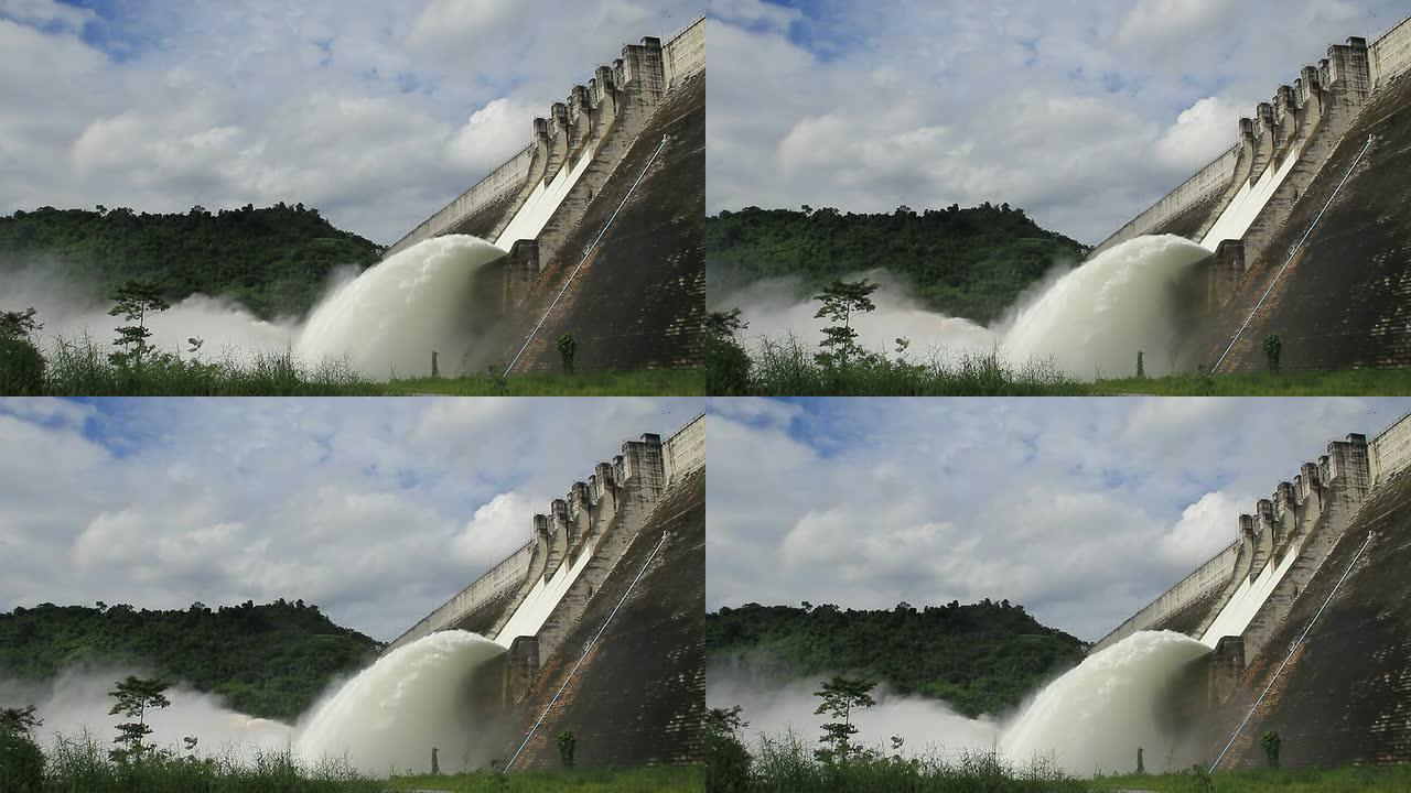 大坝瀑布大型设施环境保护环保水库