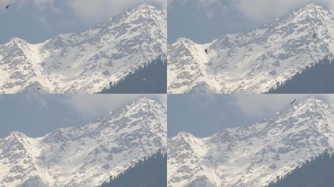 喜马拉雅山脉震撼群山山峦巍峨雪峰