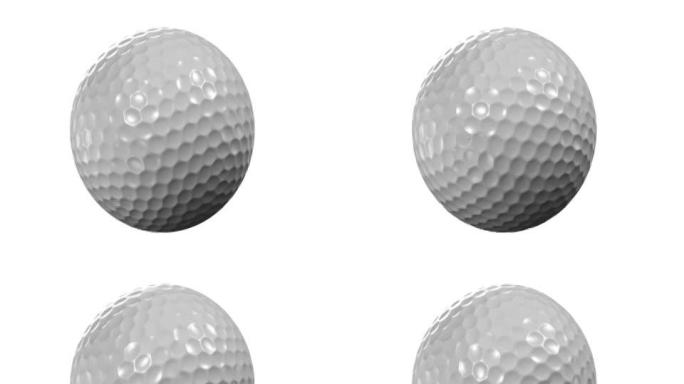 高尔夫球旋转