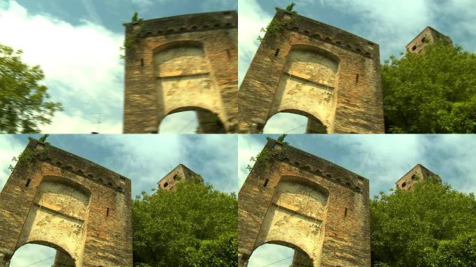 科尔托城堡实拍视频素材