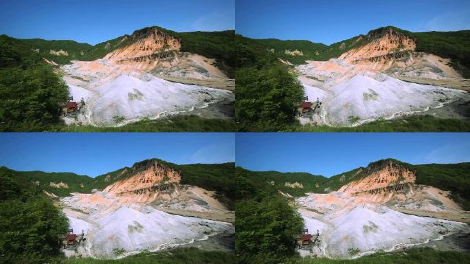 日本北海道著名的Noboribetsu温泉