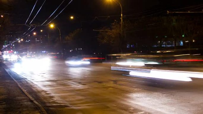 街道交通，延时