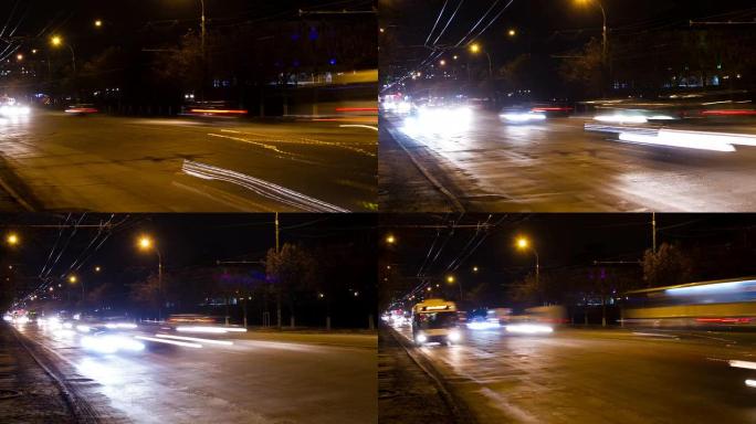 街道交通，延时