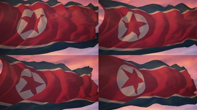 朝鲜国旗朝鲜国旗