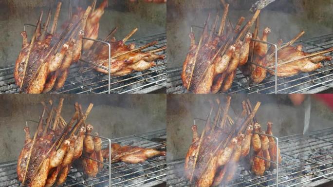 4K: 鸡肉烧烤泰国菜