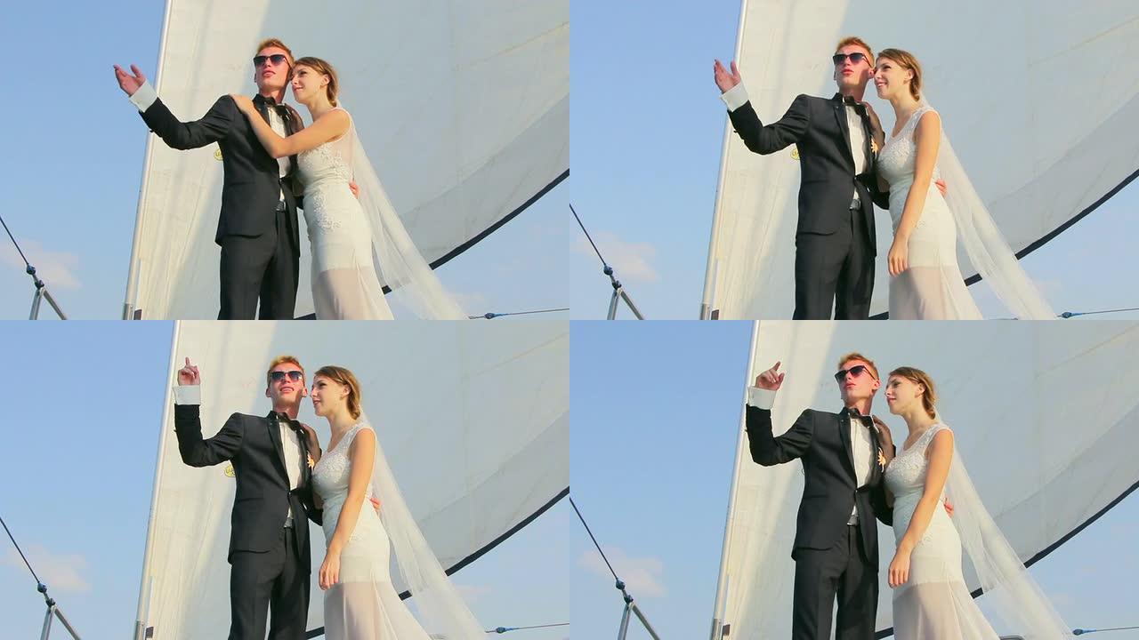 游艇上的婚礼