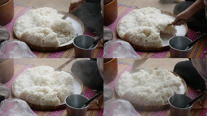 蒸糯米饭，亚洲风味食品