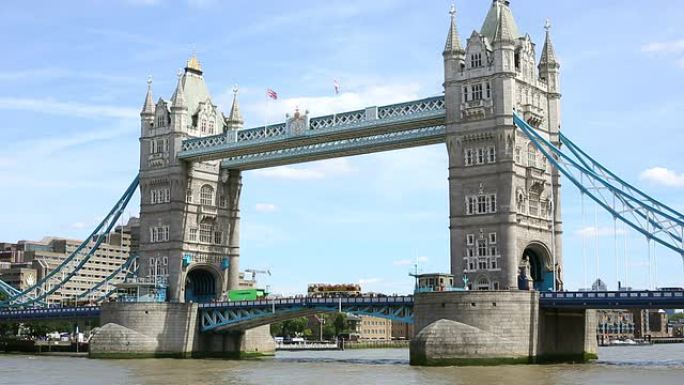 伦敦塔大桥英国地标英国伦敦桥英国旅游