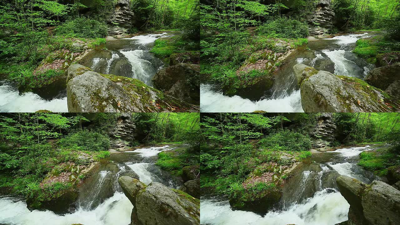 瀑布-自然背景瀑布自然背景