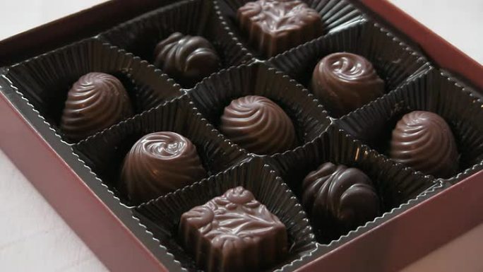 一盒巧克力糖
