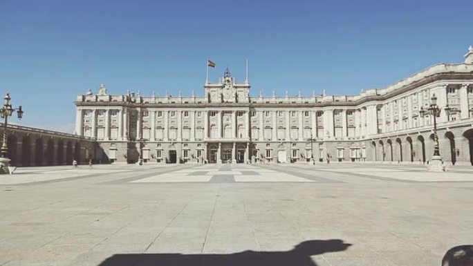 马德里的皇家宫殿或皇家宫殿