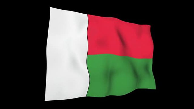 马达加斯加的旗帜