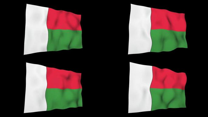 马达加斯加的旗帜