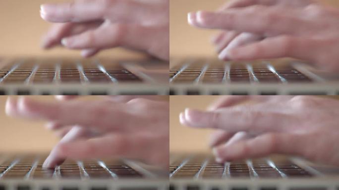 使用笔记本电脑的女性