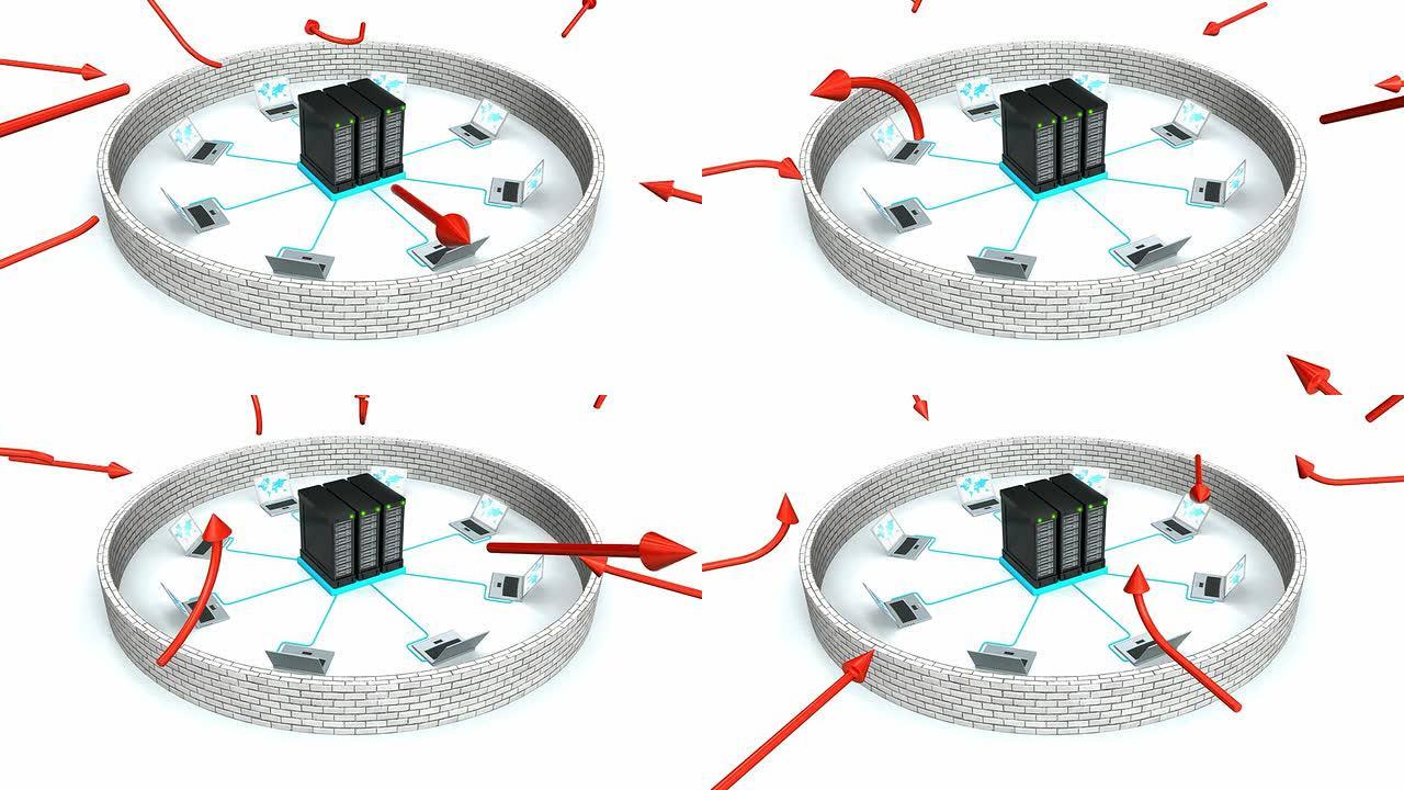 网络防火墙素材