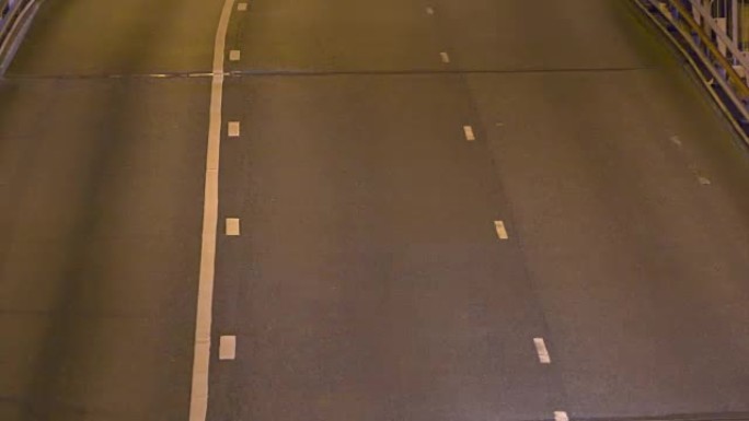 北京城市道路夜间交通繁忙。4k