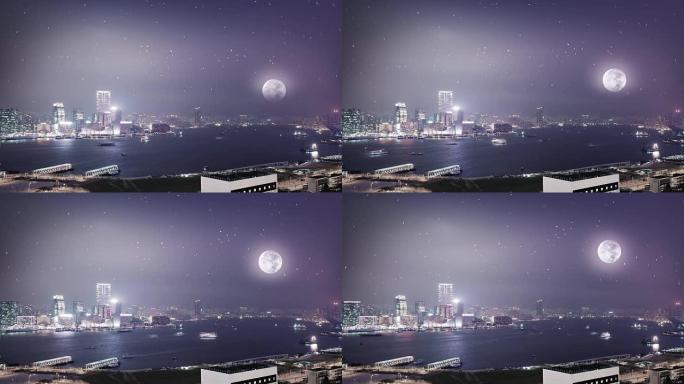 香港月亮之夜香港月亮之夜