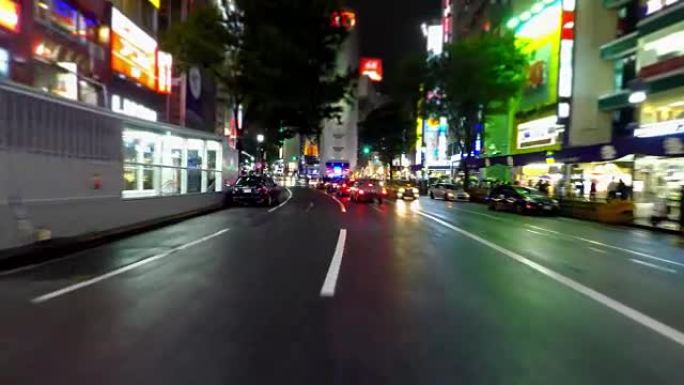 涩谷东京夜车-模糊- -4K-