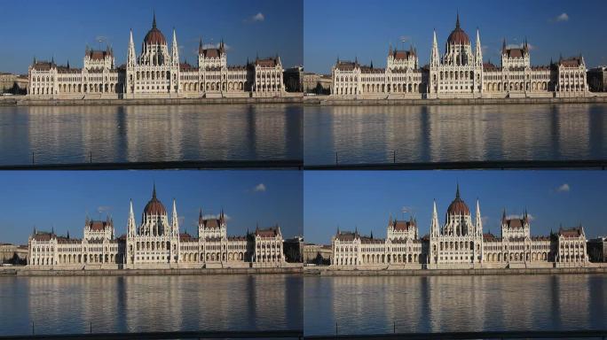 匈牙利多瑙河上的布达佩斯议会
