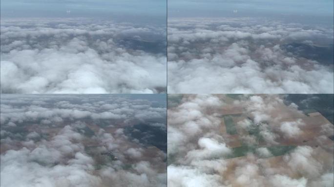 Titling Down through Broken Cloud To Ressaincourt 